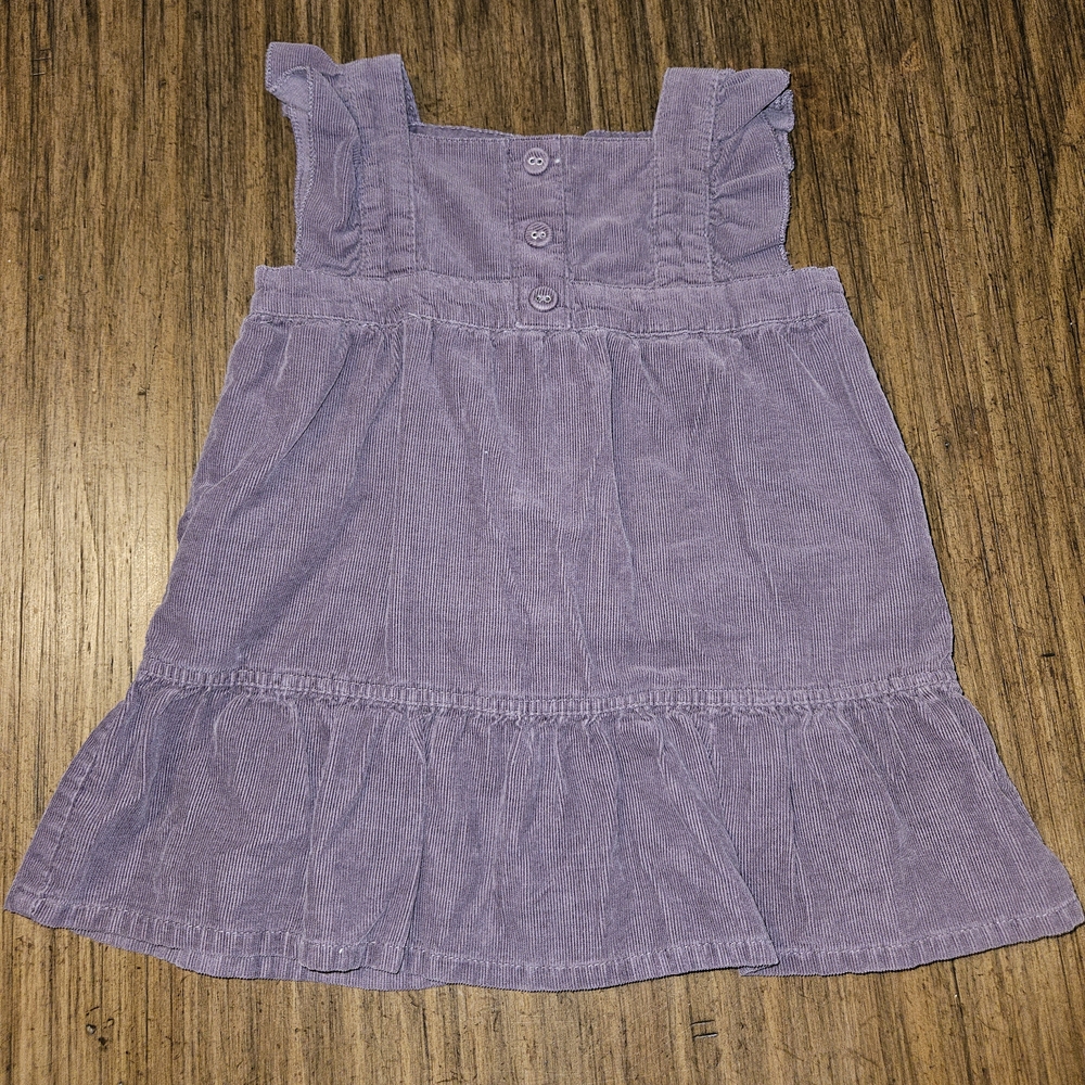 H&M Purple Corduroy Kids Infant Casual Dress Sz Infant 6-9 months